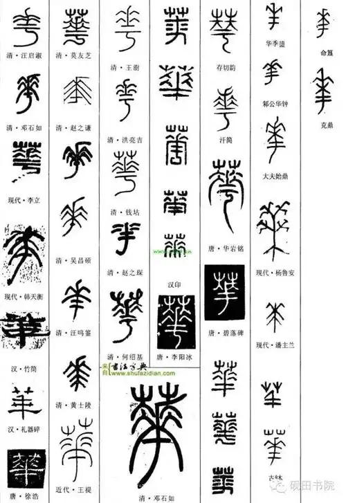 华繁体字华字的繁体字怎样写