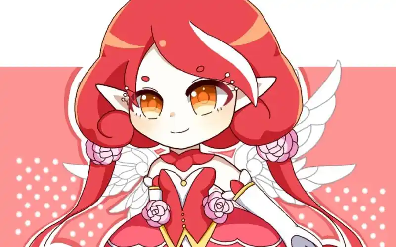 【画世界/指绘】进化山茶花精灵王椿绘画过程