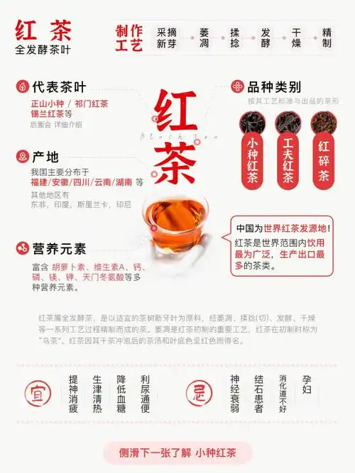 图解红茶轻松分辨小种红茶工夫红茶红碎
