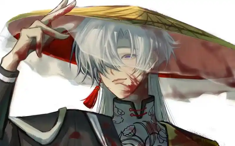 【绘画过程}戴斗笠的帅哥不来看看嘛