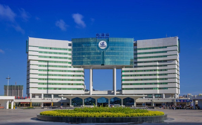 北海火车站动车线路开始恢复运行