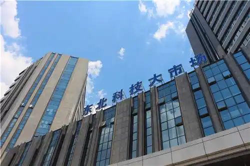 【园区快讯】"优化营商环境"媒体采访团莅临园区东北科技大市场进行