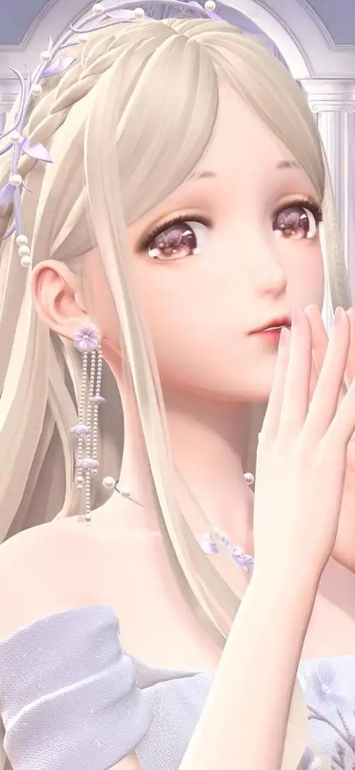 闪耀暖暖:海哲「花枝垂聆」打卡,风过花枝,裙摆飞扬