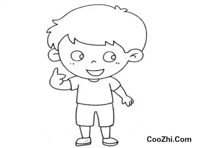 简笔画小男孩步骤优质