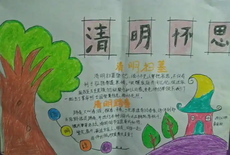 缅怀革命先烈 弘扬民族精神——新星实验小学举行清明节手抄报展出