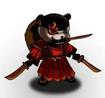 超萌火焰小熊猫小冰冰传奇玩家笔下的灰烬之灵