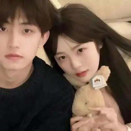 超惊艳真人情头 高清超级仙气干净的情侣头像真人图片_情侣头像_头像