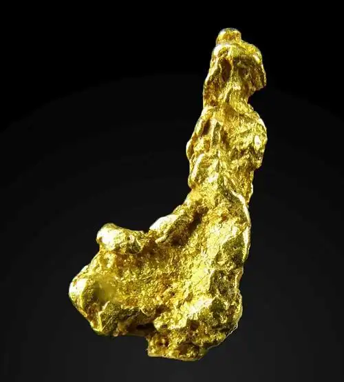 natural gold 金块 - 1,0 x 0,5 x 0,2 cm - 0,353 g