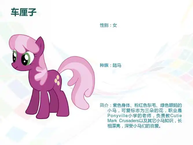 小马宝莉人物介绍 (2)ppt