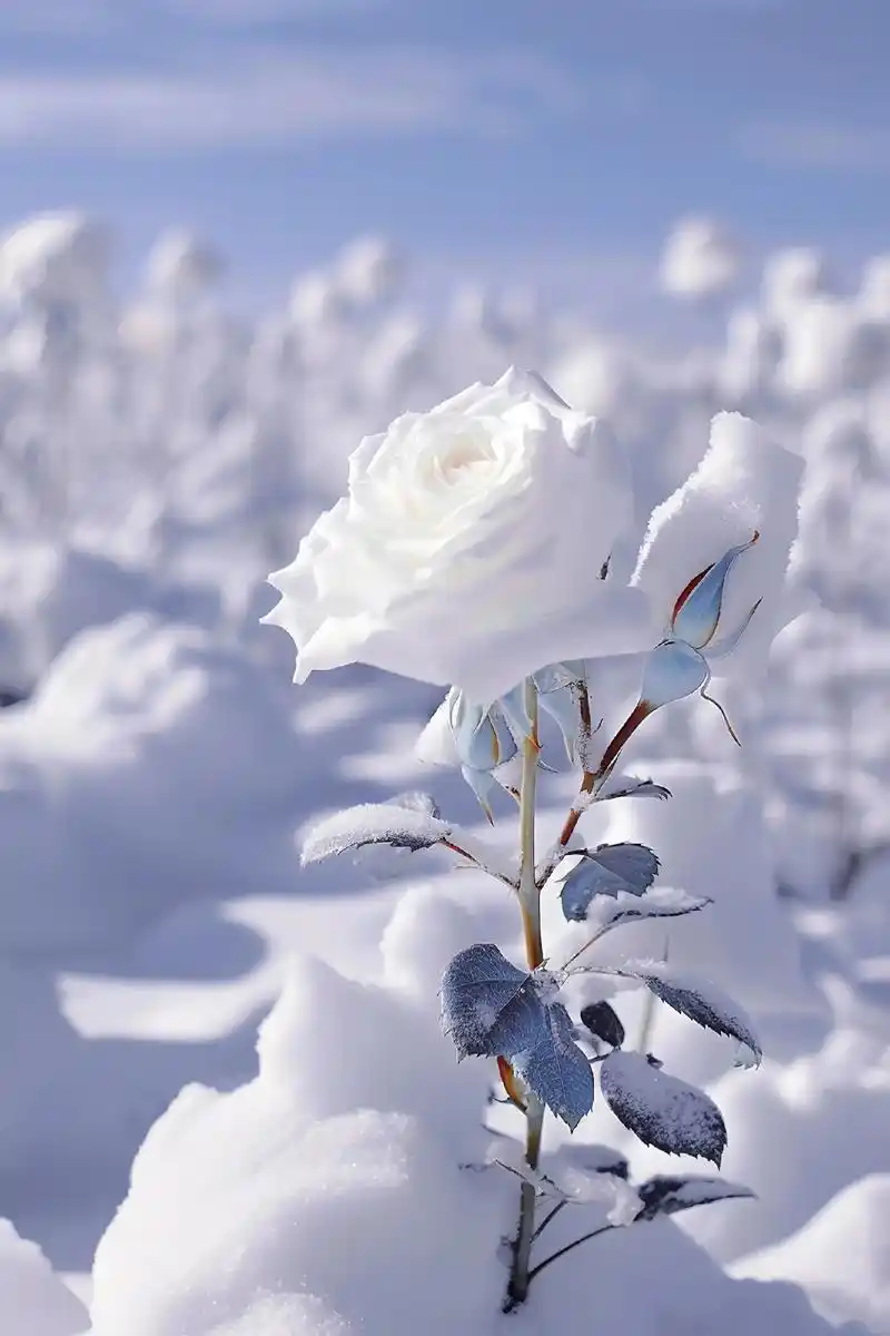 公主殿下 请你看雪#治愈系 #唯美意境 #雪景 #治愈系风景 - 抖音