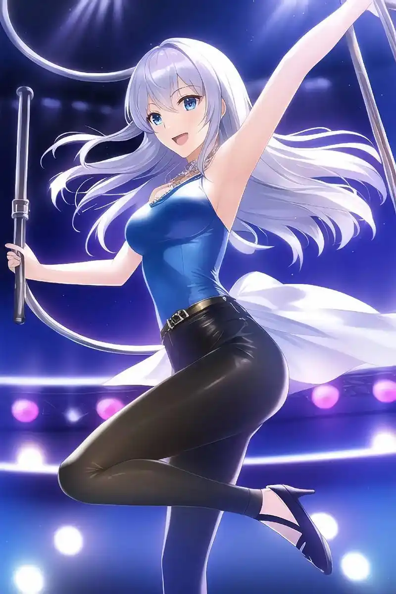 这样的舞女郎你喜欢吗#二次元 #抖音图文来了 #动漫 #ai - 抖音