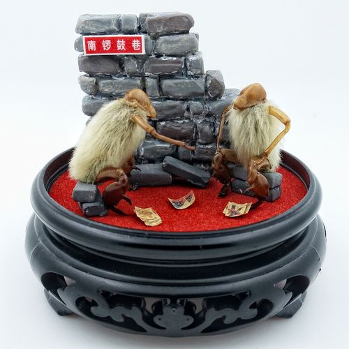 北京毛猴手工原创老北京工艺礼品特色小时候怀旧礼物胡同口拍洋画