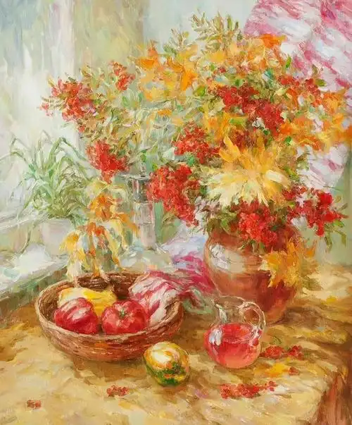 油画景物花卉作品集