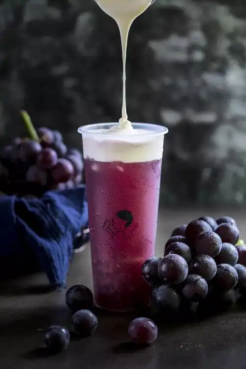 喝下这杯多肉巨峰葡萄这个炎夏才不算白过