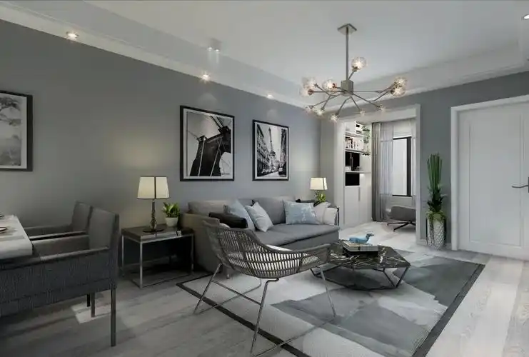 我想,大概是在一个深色空间中,极具包容性的色彩让一切看起来都是平静