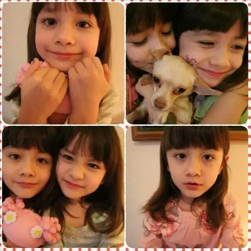 想问一下这两个可爱的小女孩分别叫什么名字?