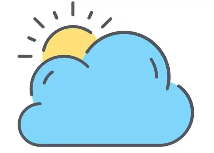 天气预报里的多云