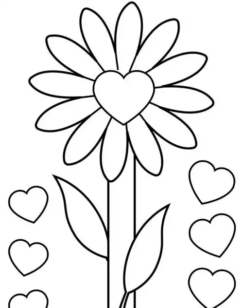 花的图案简笔画【花的图片大全大图简笔画】