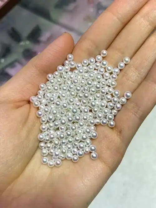 akoya极光天女粉,珍珠