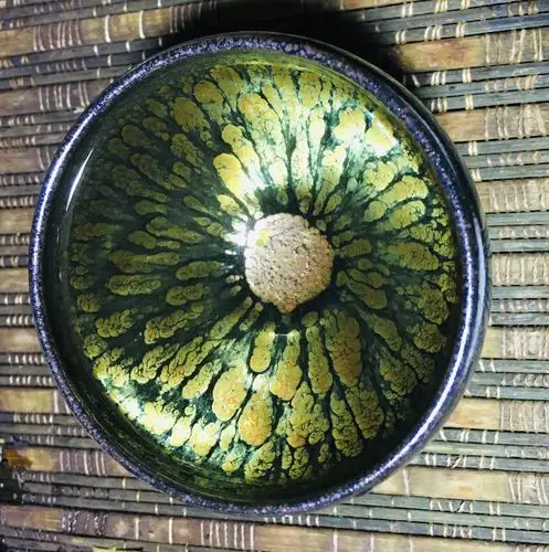 建盏建阳飞惺彩金曜变油滴徐祖亮手工主人杯中茶杯