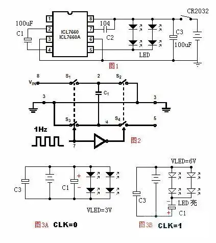 设计一个简单的led灯闪烁电路