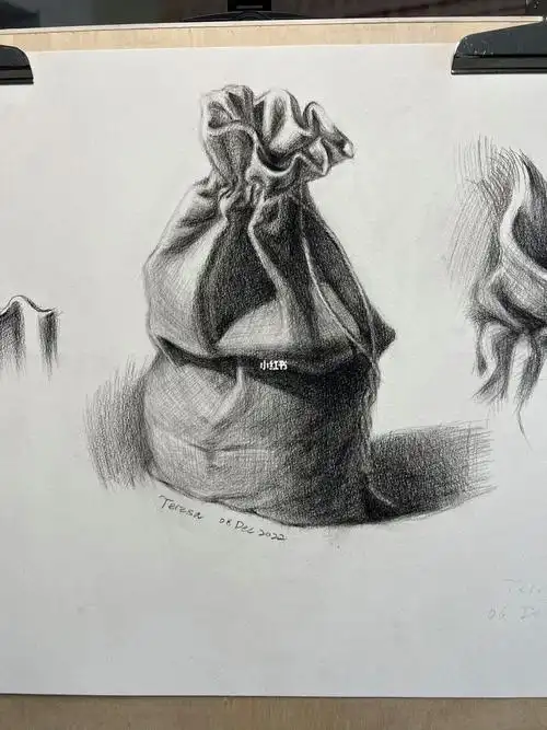 素描麻袋含细节图