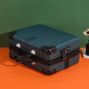 新款手提化妆箱14寸复古小型密码箱16迷你旅行箱子轻便收纳皮箱潮