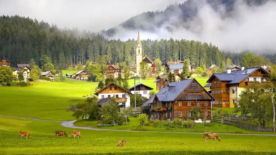 英伦奥地利小镇壁纸_惬意的英伦生活