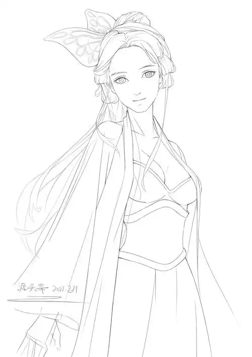 古风美女|插画|创作习作|源天帝 - 原创作品 - 站酷 (zcool)