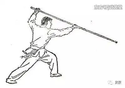 花棍舞的简笔画