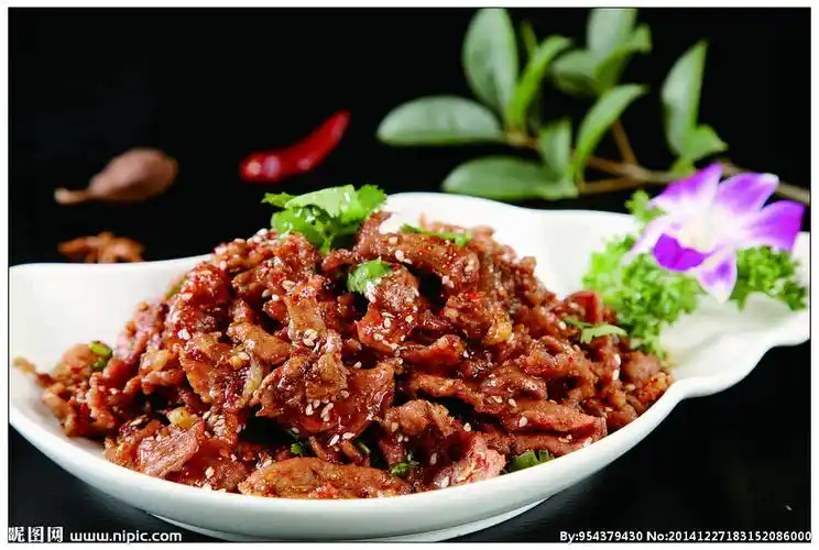 孜然羊肉图片