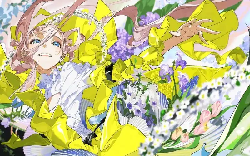 米山舞太太最新作品《春天》绘制过程,这色彩和画面我真的跪了!