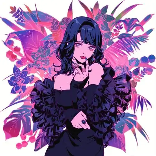 插画设计蒸汽波风格