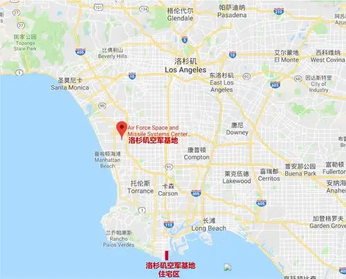 这52个中,唯一真正在大城市市区的只有洛杉矶空军基地,这是空军的一个