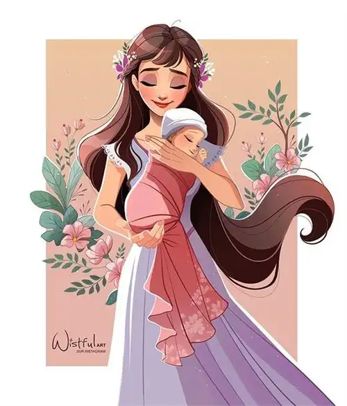 12款迪士尼公主插画作品
