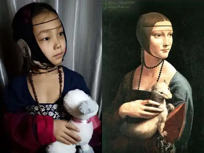 居家创意秀场——光明路小学三(6)班世界名画模仿秀