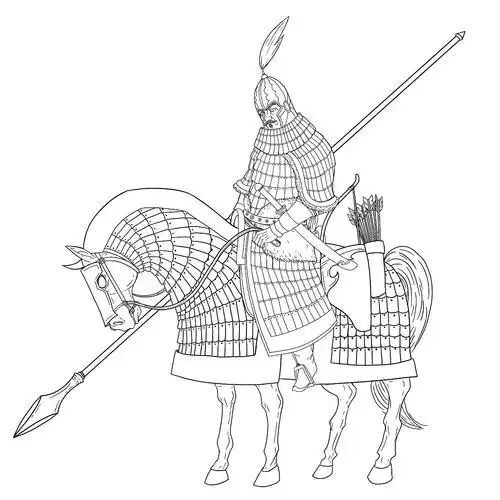 回鹘骑兵复原像|插画|概念设定|阿兹玛特 - 原创作品 - 站酷 (zcool)