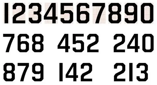 请问各位大侠, 图片的这种数字 是什么字体?