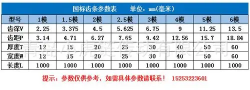 厂家直销齿条 1.5m(15*15*1000)标准齿条 非标齿条 现货齿条