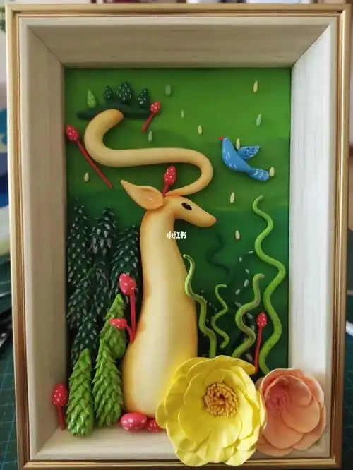 超轻黏土浮雕装饰画