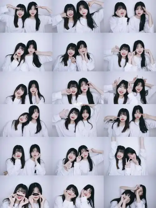 闺蜜合照双人拍照姿势合集刷爆朋友圈