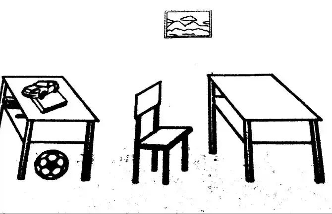 classroom的简笔画