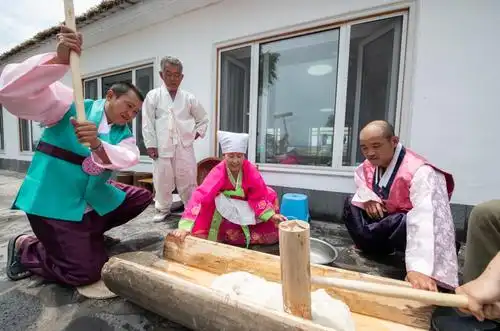 朝鲜族非文化遗产-打打糕