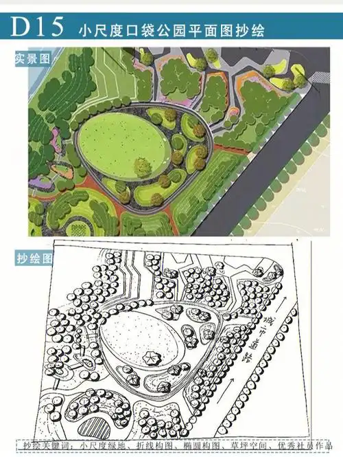 案例抄绘打卡15口袋公园