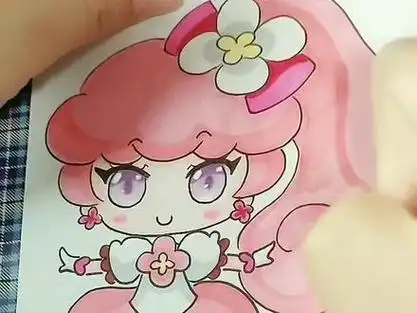 伊粉丝委托画动漫人物小花仙之伊瞳!有喜欢的花粉吗?