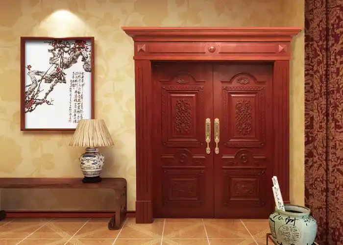 富煌皇家盛宴中式风格木门装修效果图