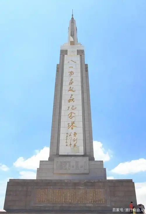 矗立在八一广场上的八一南昌起义纪念塔