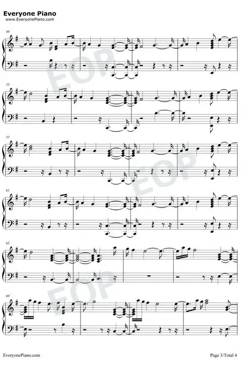 lovely钢琴谱_billie eilish / khalid