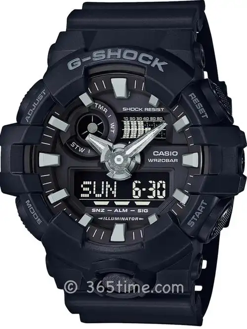 casio卡西欧gshockga7001b多维模拟数字手表
