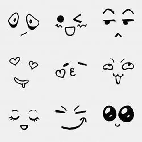 微笑简笔画可爱 可爱的笑容简笔画